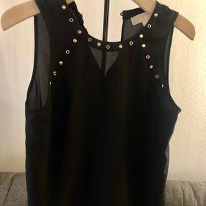 MICHAEL Michael Kors Sleeveless Studded Top
